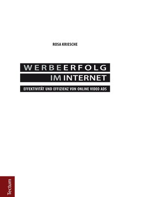cover image of Werbeerfolg im Internet